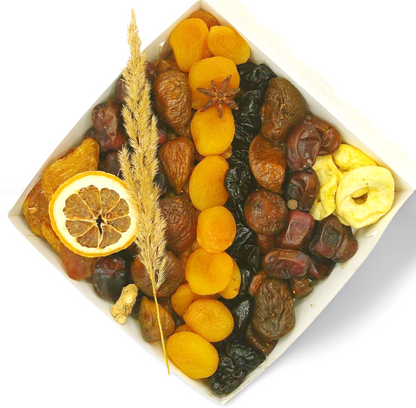 Box with dried fruits