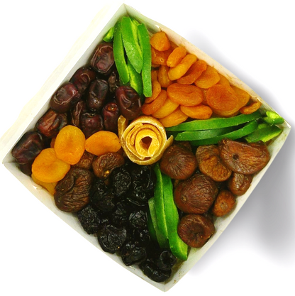 Box with dried fruits